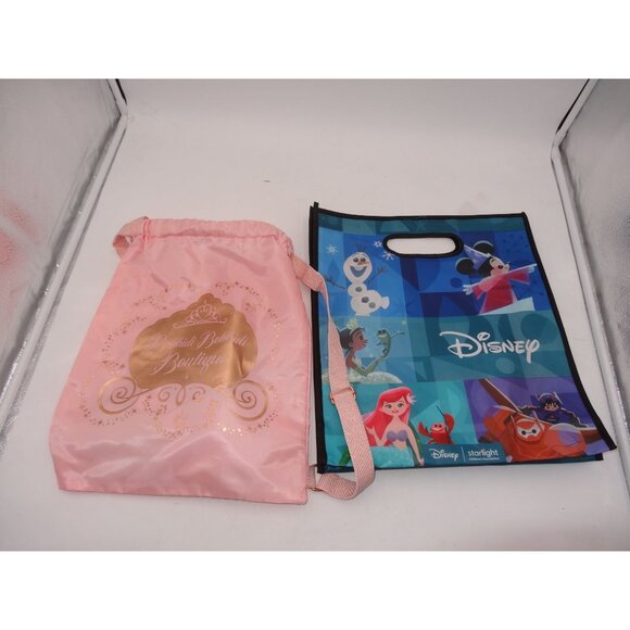 Disney Parks Bibbidi Bobbidi Boutique Drawstring Backpack Bag & Disney Tote Set - Picture 13 of 16